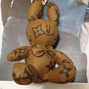 Fashion Unisex Bunny Rabbit Key Chain Keyring handbag Backpack Pendant Accessory